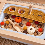 IKEA FLISAT Sensory Table Tool Organizer | TROFAST Bin Insert | Sensory Play Scoop & Bowl Holder | Montessori Sensory Bin Accessory