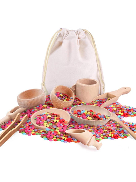 IKEA FLISAT Sensory Table Tool Organizer | TROFAST Bin Insert | Sensory Play Scoop & Bowl Holder | Montessori Sensory Bin Accessory