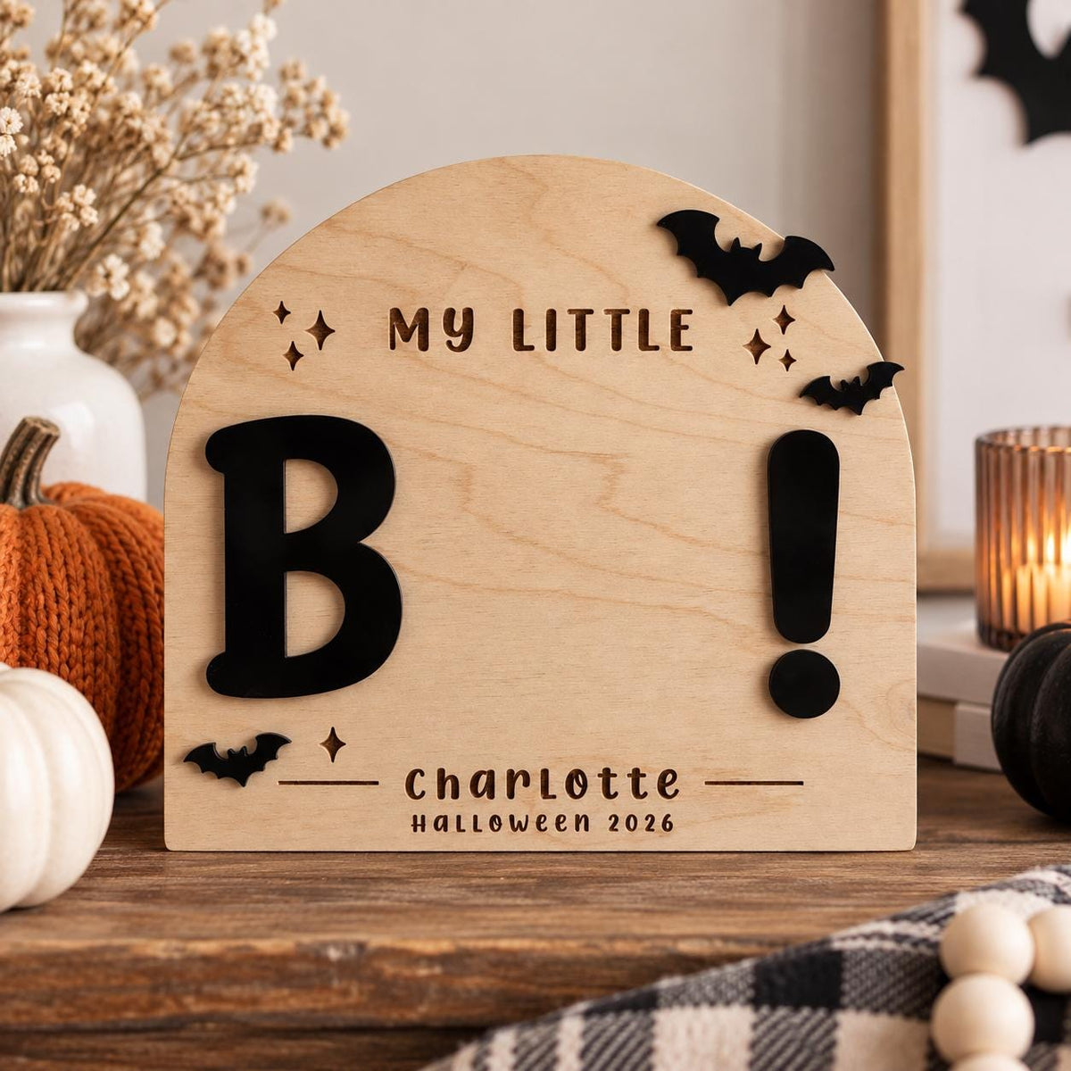Babys First Halloween Footprint Keepsake Sign, DIY Baby Footprint Craft, My First Halloween 2026