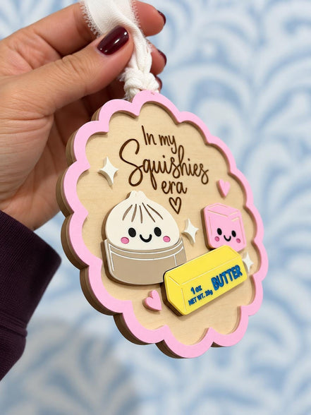 Squishy Christmas Ornament 2026, In My Squishies Era Ornament, Dumpling Ornament, Kids Christmas Gift, Squishy Lover Gift