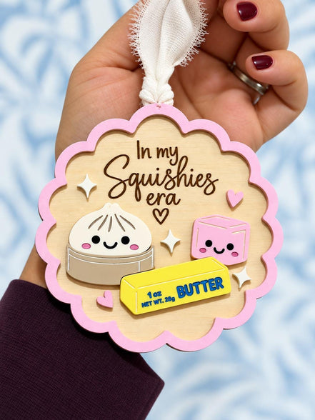 Squishy Christmas Ornament 2026, In My Squishies Era Ornament, Dumpling Ornament, Kids Christmas Gift, Squishy Lover Gift